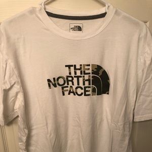 North Face Camo Print T-Shirt